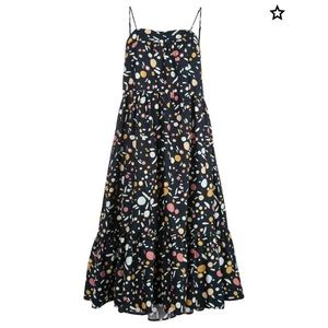 Simon Miller geometric flared midi dress